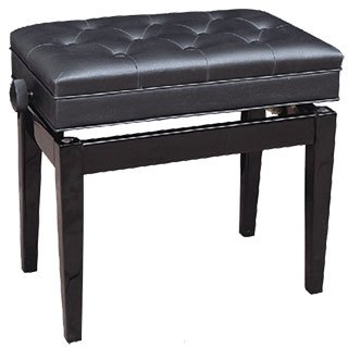 Profile PPB-301C Piano Bench w  Compartment - Black Online Hot Sale