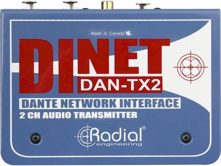 Radial Engineering DINET DAN-TX2 2-Channel Dante Network Transmitter Fashion