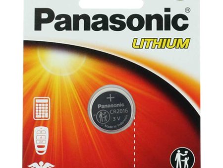 Panasonic CR2016 3V Lithium Coin Cell Battery - 90mAh, 1-Pack Online