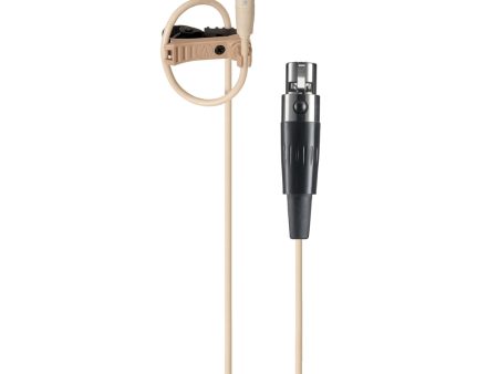 Audio-Technica BP899CT4-TH Subminiature Omnidirectional Condenser Lavalier Microphone - Wireless TA4F Beige Fashion