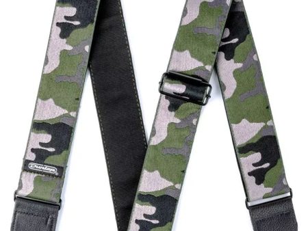 Dunlop D6716 Jacquard Guitar Strap - Ranger Green Fashion