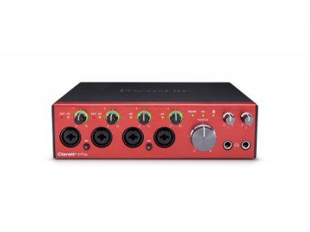 Focusrite Clarett+ 4Pre Audio Interface Fashion