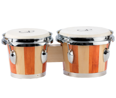 Granite Percussion Bongo Set (Natural Finish) - 6  & 7  Online