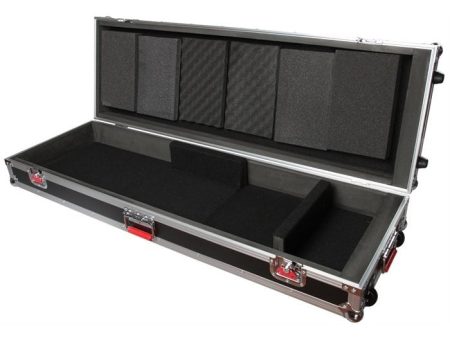 Gator G-TOUR-88V2 88 Note Road Case w  Wheels Online Sale