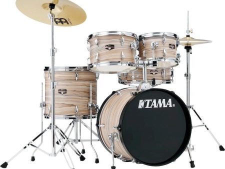 Tama IE58CNZW Imperialstar IE58C 5-piece Complete Drum Set (Natural Zebrawood Wrap) Online Sale