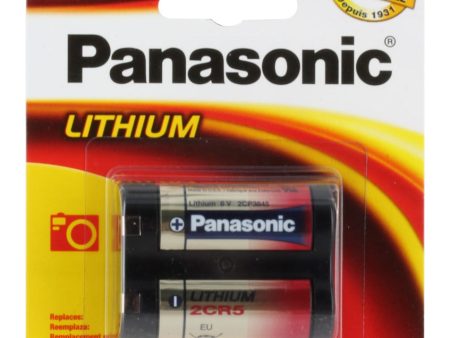 Panasonic 2CR5 6V Lithium Photo Battery - 1400mAh, 1-Pack Cheap