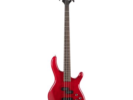 Cort ACTION-BASS-PLUS-TR Action Plus Bass - Electric Bass with PJ Pickups - Trans Red Online now