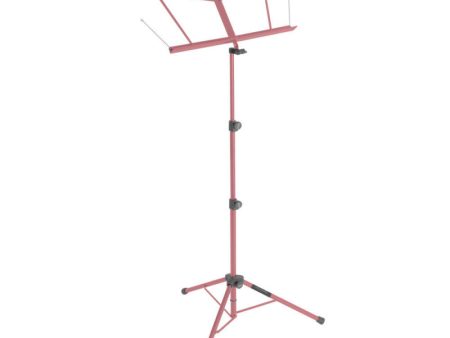 On-Stage SM7122PKB Compact Sheet Music Stand with Bag - Pink Online now