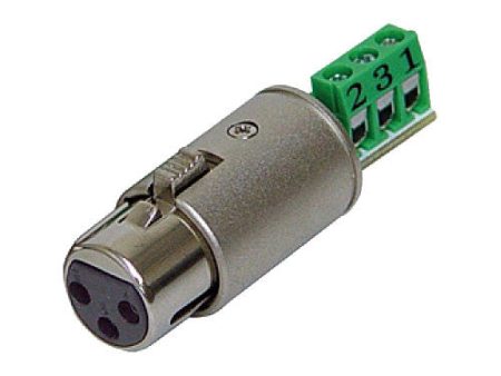 Rolls XLF112 3-Pin XLR Female Termination Plug for Bare Wire Connection Supply