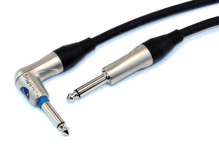 Yorkville PC-20DLXSA DLX Series Premium Silent Switching Right Angle Guitar Cable - 20ft Fashion