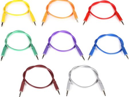 Hosa CMM-830 Eurorack Patch Cables Assorted Colors 8-pack - 12  Sale