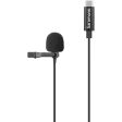 Saramonic LAVMICRO U3B Omnidirectional Lavalier Microphone w  USB Type-C Connector for Android Devices (19.6  Cable) Discount