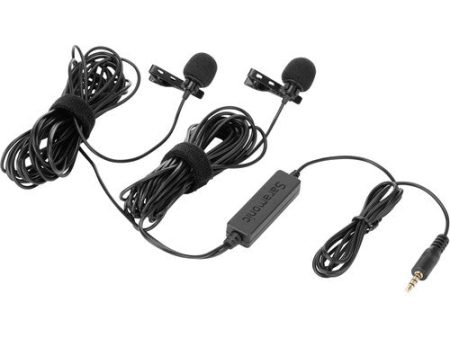 Saramonic LAVMICRO Dual Omnidirectional Lavalier Microphone for DSLR Camera & Smartphone Discount