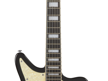 D Angelico PREMIER BEDFROD Series Electric Guitar (Black Flake) For Cheap