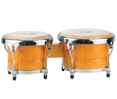 Granite Percussion 6.5 & 7.5 inch Bongo Set - Natural Finish Online Sale