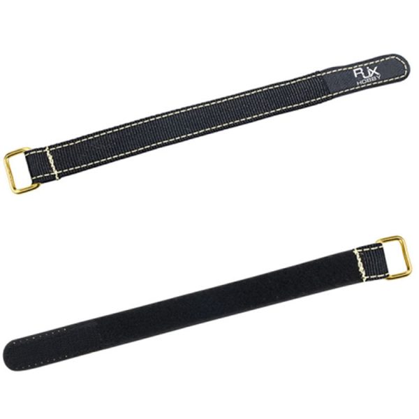 2Pcs RJXHOBBY 100-400mm Metal Buckle Non-Slip Battery Strap for Lipo Battery on Sale