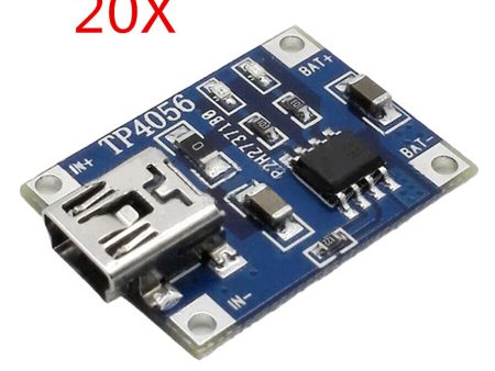 20pcs TP4056 5V 1A Lipo Battery Mini USB Charging Board Charger Module For Discount