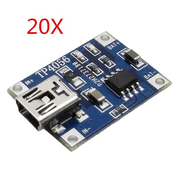 20pcs TP4056 5V 1A Lipo Battery Mini USB Charging Board Charger Module For Discount