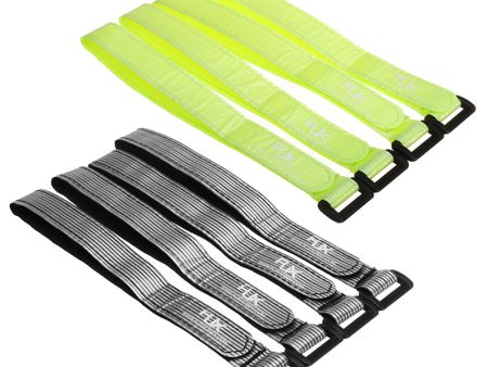 4pcs RJX 20mm Fiber High Strength Battery Straps 350-400mm for RC Multirotor FPV RC Model For Sale